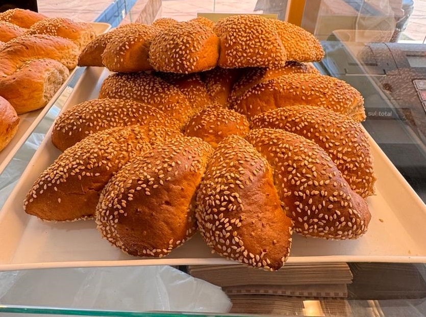 Traditional Greek sweet bread, freshly baked